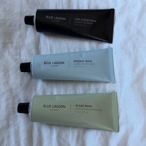 Blue Lagoon Iceland Mineral Masks S/3-Brand New Unopened -75ml/2.5fl oz each